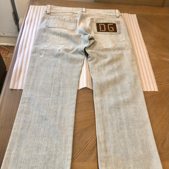 DOLCE & GABBANA CRYSTAL JEANS $475 NEW 38 - Picture 2 of 14